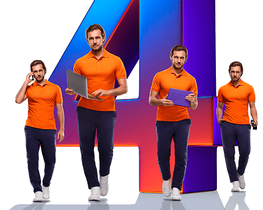 Великолепная четверка Ростелеком в&nbsp;село Новоуйка (Омская область)